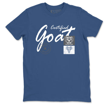 Sneaker match tees – Sneaker Tees To Match Air Jordan 9 Flint Grey Shoes – Certified Goat Tee Denim Blue 2