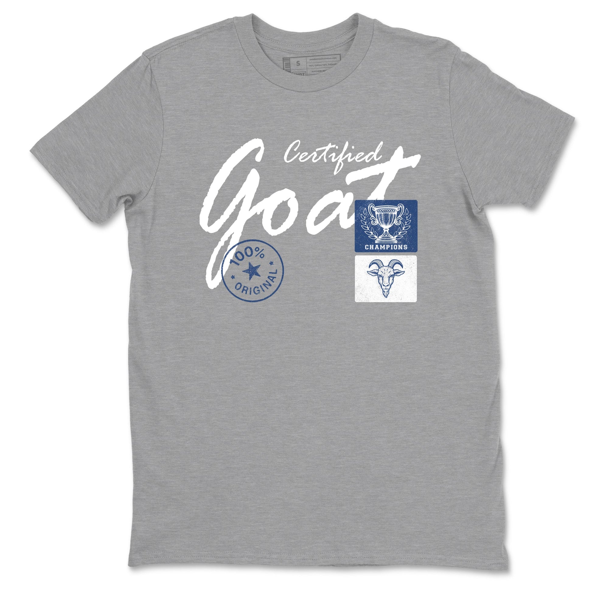 Sneaker match tees – Sneaker Tees To Match Air Jordan 9 Flint Grey Shoes – Certified Goat Tee Heather Grey 2