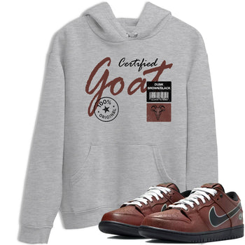 Sneaker match tees – Sneaker Tees To Match Dunk Low Football Shoes – Certified Goat Tee Heather Grey 1