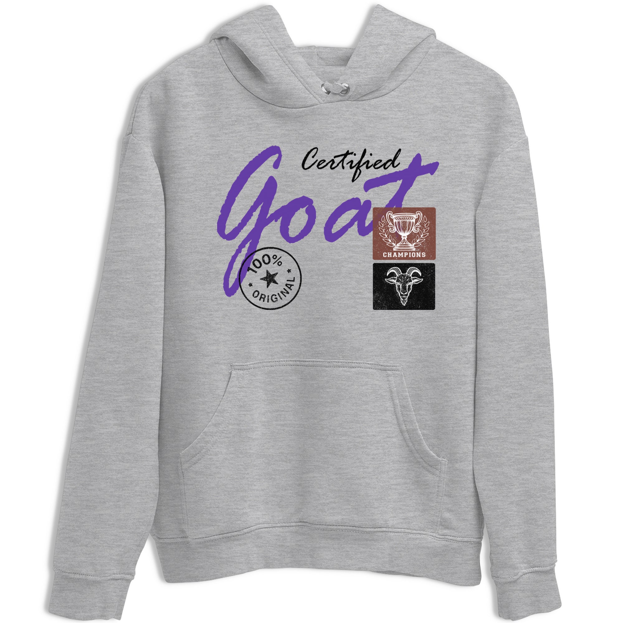 Sneaker match tees – Sneaker Threads To Match Dunk Low Persian Violet Shoes – Certified Goat Tee Heather Grey 2