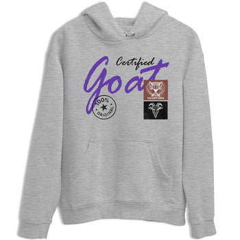 Sneaker match tees – Sneaker Threads To Match Dunk Low Persian Violet Shoes – Certified Goat Tee Heather Grey 2