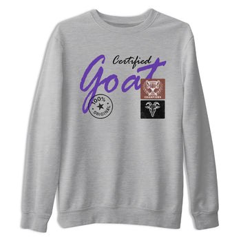 Sneaker match tees – Sneaker Threads To Match Dunk Low Persian Violet Shoes – Certified Goat Tee Heather Grey 2