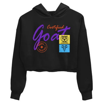 Sneaker Threads – Sneaker Tees To Match New Balance 9060 Prism Purple – Certified Goat Crop Tee Black 2. Perfect for Jordan releases 2025 colorways.