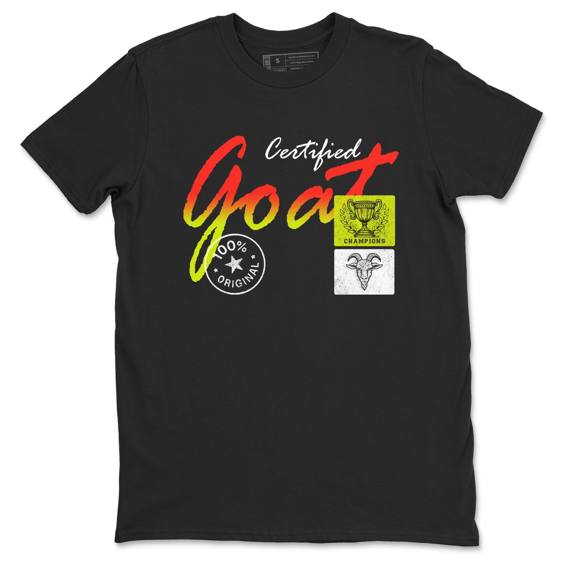 Sneaker Threads – Sneaker Tees To Match Nike JA 3 Under The Christmas Tree – Certified Goat Graphic Tee Black 2. Perfect for Jordan releases 2025 colorways. Perfect for Ja Morant sneaker releases and Christmas 2025 colorways.
