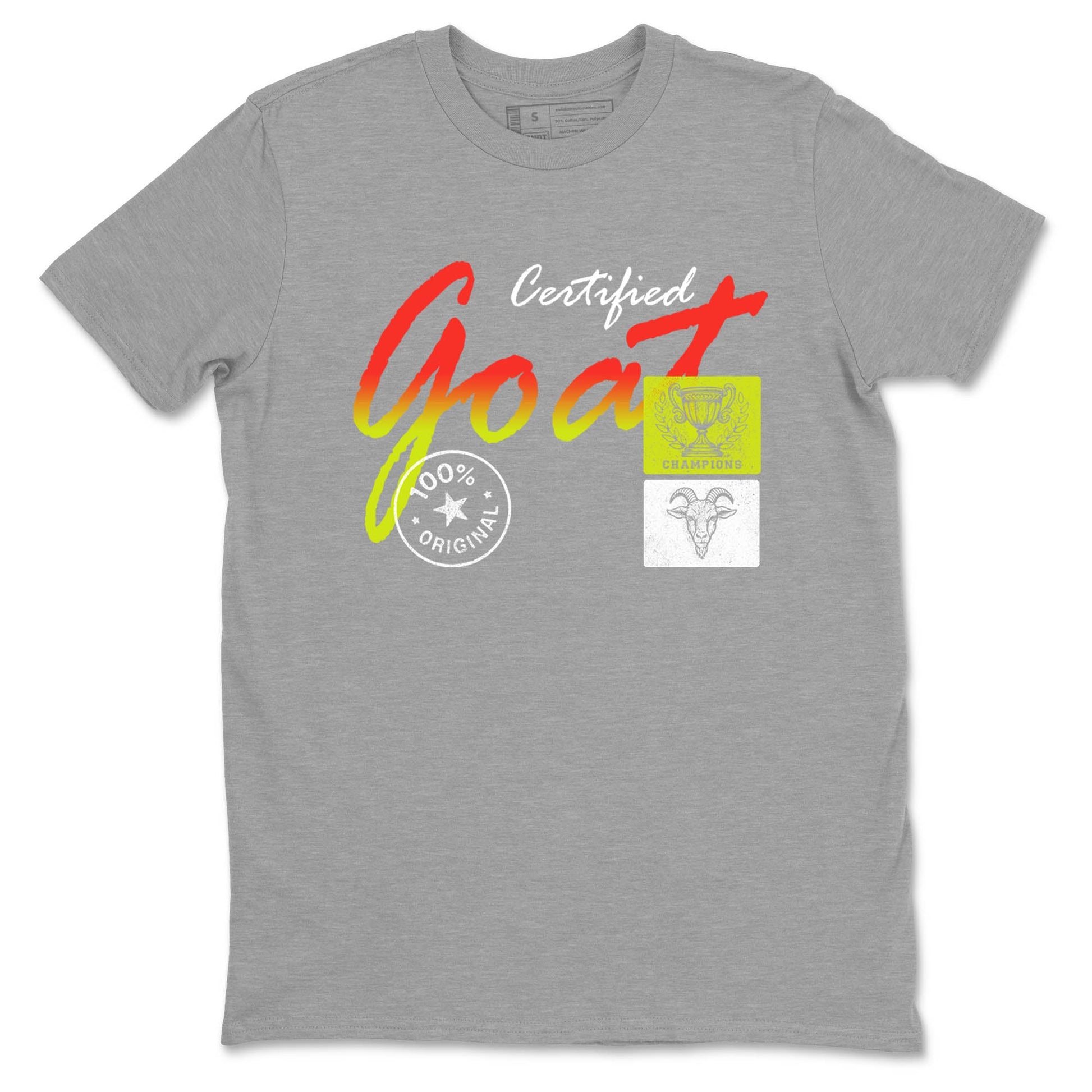 Sneaker Threads – Sneaker Tees To Match Nike JA 3 Under The Christmas Tree – Certified Goat Graphic Tee Heather Grey 2. Perfect for Jordan releases 2025 colorways. Perfect for Ja Morant sneaker releases and Christmas 2025 colorways.