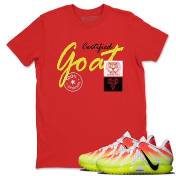Sneaker Threads – Sneaker Tees To Match Nike JA 3 Under The Christmas Tree – Certified Goat Graphic Tee Red 1. Perfect for Jordan releases 2025 colorways. Perfect for Ja Morant sneaker releases and Christmas 2025 colorways.