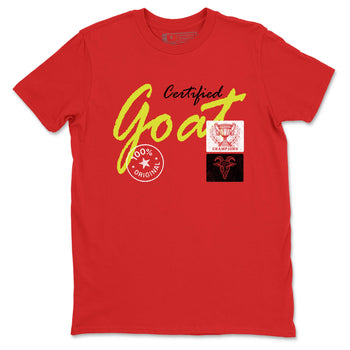Sneaker Threads – Sneaker Tees To Match Nike JA 3 Under The Christmas Tree – Certified Goat Graphic Tee Red 2. Perfect for Jordan releases 2025 colorways. Perfect for Ja Morant sneaker releases and Christmas 2025 colorways.