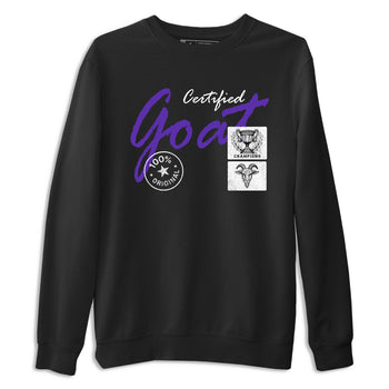 Sneaker Threads – Sneaker Tees To Match Nike KB 9 Hyper Grape – Certified Goat Graphic Tee Black 2. Perfect for Jordan releases 2025 colorways. Perfect for purple basketball sneaker releases and legacy-inspired colorways for 2025 hoopers.