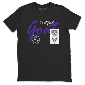 Sneaker Threads – Sneaker Tees To Match Nike KB 9 Hyper Grape – Certified Goat Graphic Tee Black 2. Perfect for Jordan releases 2025 colorways. Perfect for purple basketball sneaker releases and legacy-inspired colorways for 2025 hoopers.