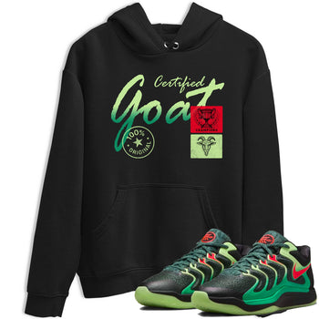 Sneaker Threads – Sneaker Tees To Match Nike KD 17 Easy Money Sniper – Certified Goat Graphic Tee Black 1. Perfect for Jordan releases 2025 colorways. Perfect for Kevin Durant sneaker releases and Easy Money basketball colorways loved by hoopers in 2025.