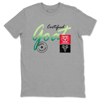Sneaker Threads – Sneaker Tees To Match Nike KD 17 Easy Money Sniper – Certified Goat Graphic Tee Heather Grey 2. Perfect for Jordan releases 2025 colorways. Perfect for Kevin Durant sneaker releases and Easy Money basketball colorways loved by hoopers in 2025.
