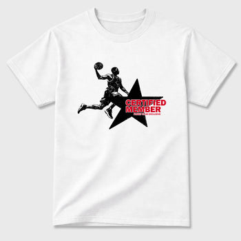 Sneaker match tees – Sneaker Tees To Match Air Jordan 1 Flight Club Shoes – Certified Member Tee White 2