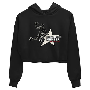 Sneaker match tees – Sneaker Tees To Match Air Jordan 4 Flight Club Shoes – Certified Member Crop T-Shirt Black 2