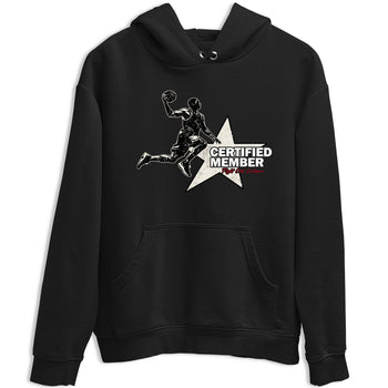 Sneaker match tees – Sneaker Tees To Match Air Jordan 4 Flight Club Shoes – Certified Member Tee Black 2