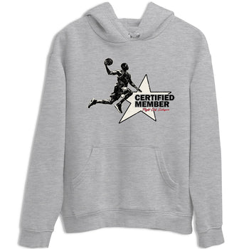 Sneaker match tees – Sneaker Tees To Match Air Jordan 4 Flight Club Shoes – Certified Member Tee Heather Grey 2