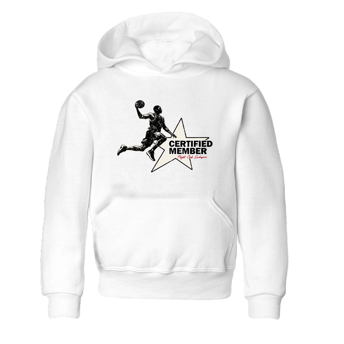 Sneaker match tees – Sneaker Tees To Match Air Jordan 4 Flight Club Shoes – Certified Member Kids T-Shirt White 2