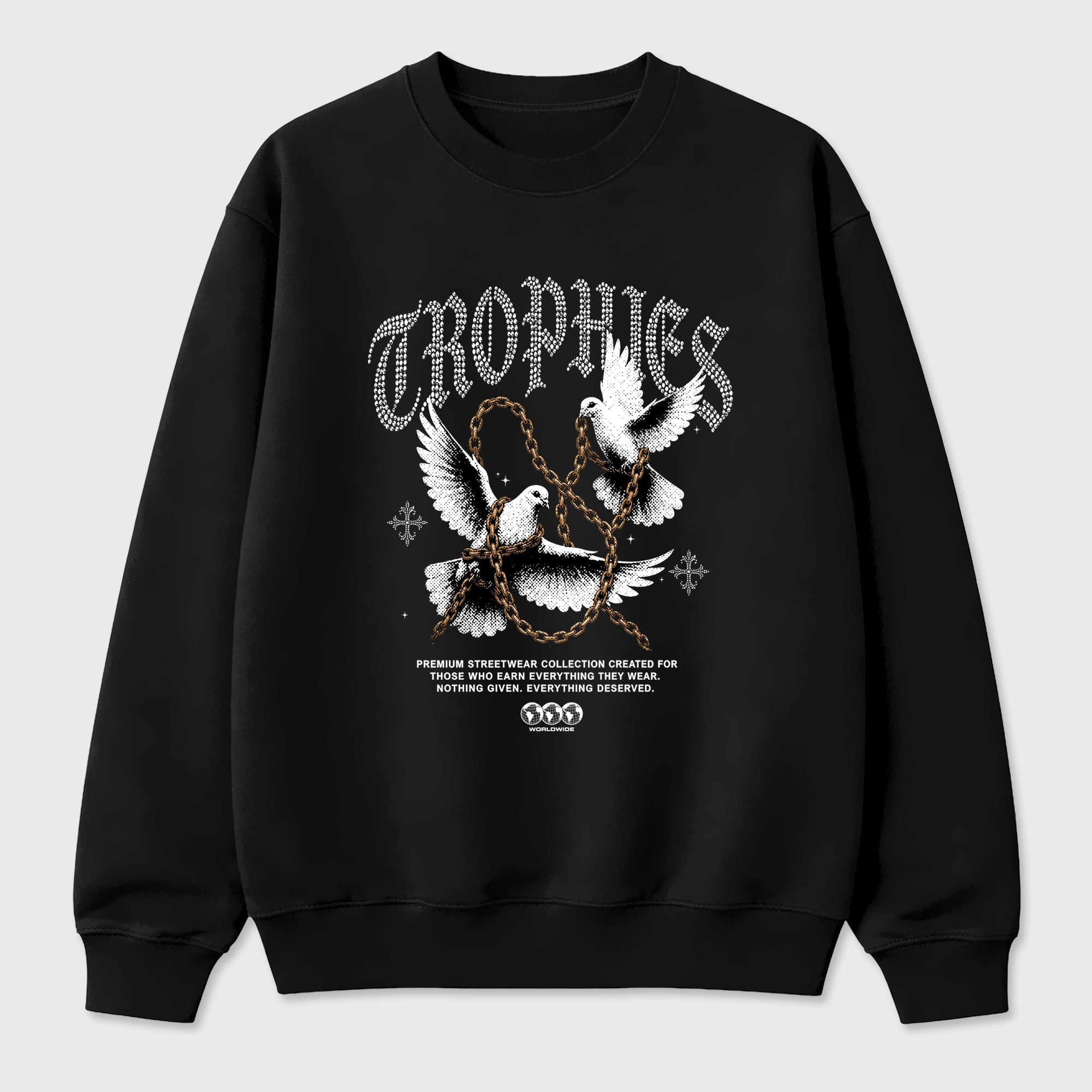 Chains of Glory Graphic T-Shirt featuring original streetwear artwork designed to match the Air Max 90 Trophies. Black 2 Graphic Tee.