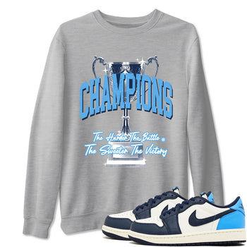 1s Obsidian shirts to match jordans Champions Trophy sneaker match tees Air Jordan 1 Low OG Obsidian match shoes to clothes SNRT Sneaker Tees unisex cotton Heather Grey 1 shirts