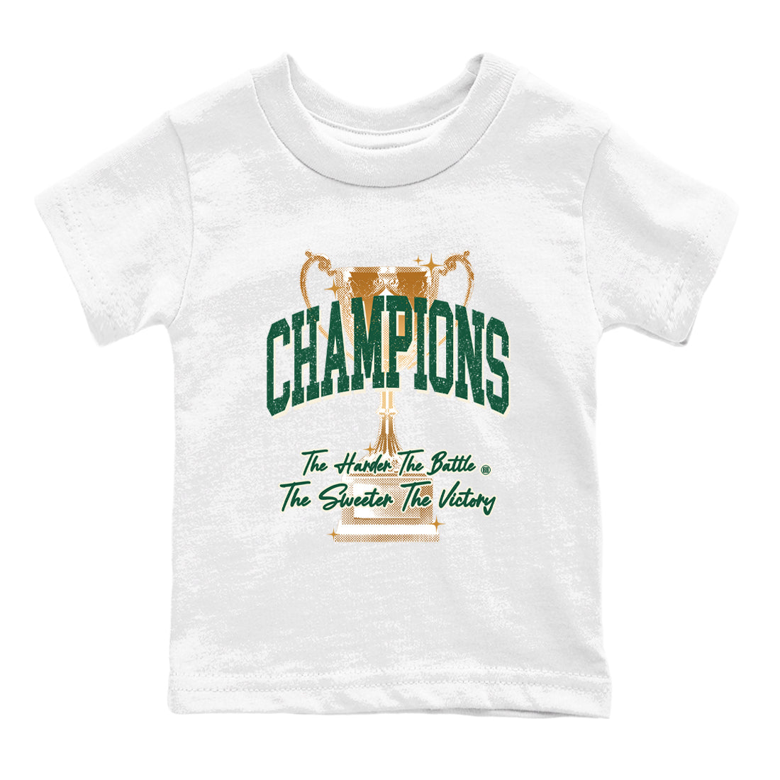 Sneaker Threads – Sneaker Tees To Match Air Jordan 1 Pro Green – Champions Trophy Youth Graphic Tee White 2. Perfect for Jordan releases 2025 colorways.