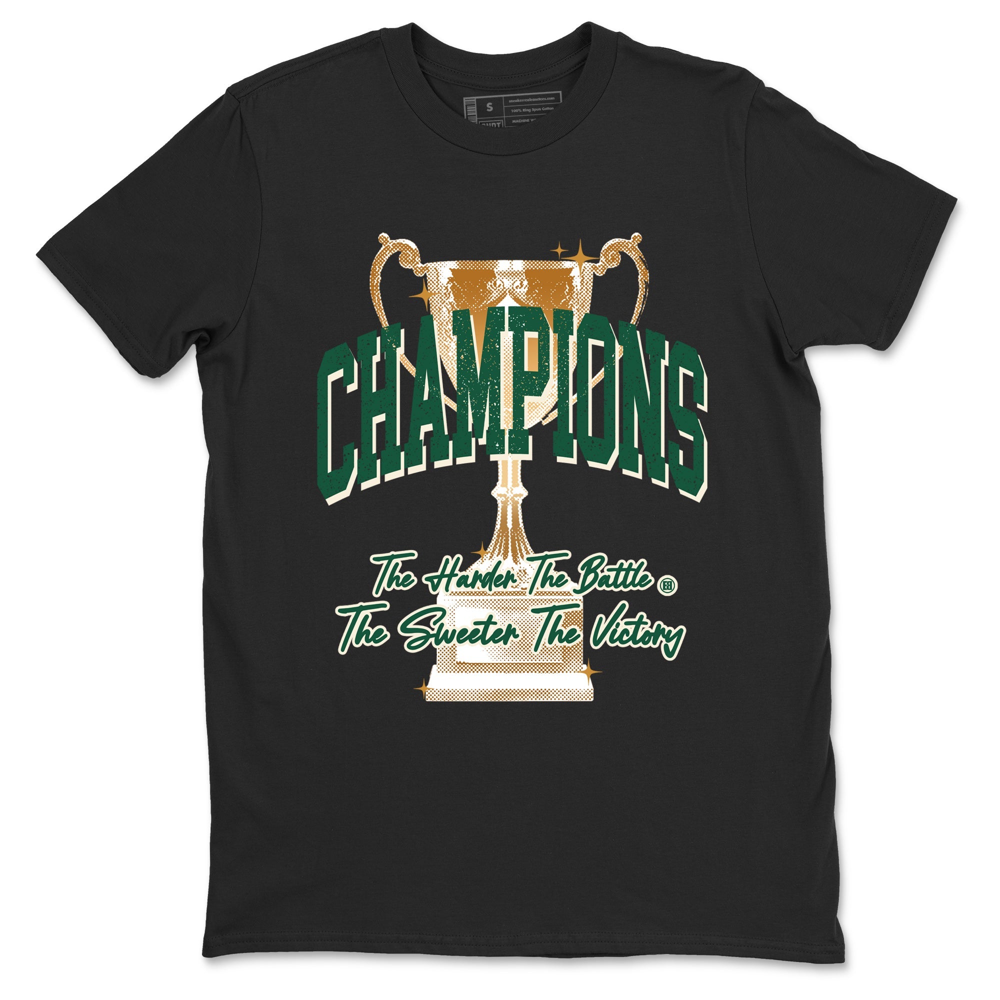 Sneaker Threads – Sneaker Tees To Match Air Jordan 1 Pro Green – Champions Trophy Graphic Tee Black 2. Perfect for Jordan releases 2025 colorways.
