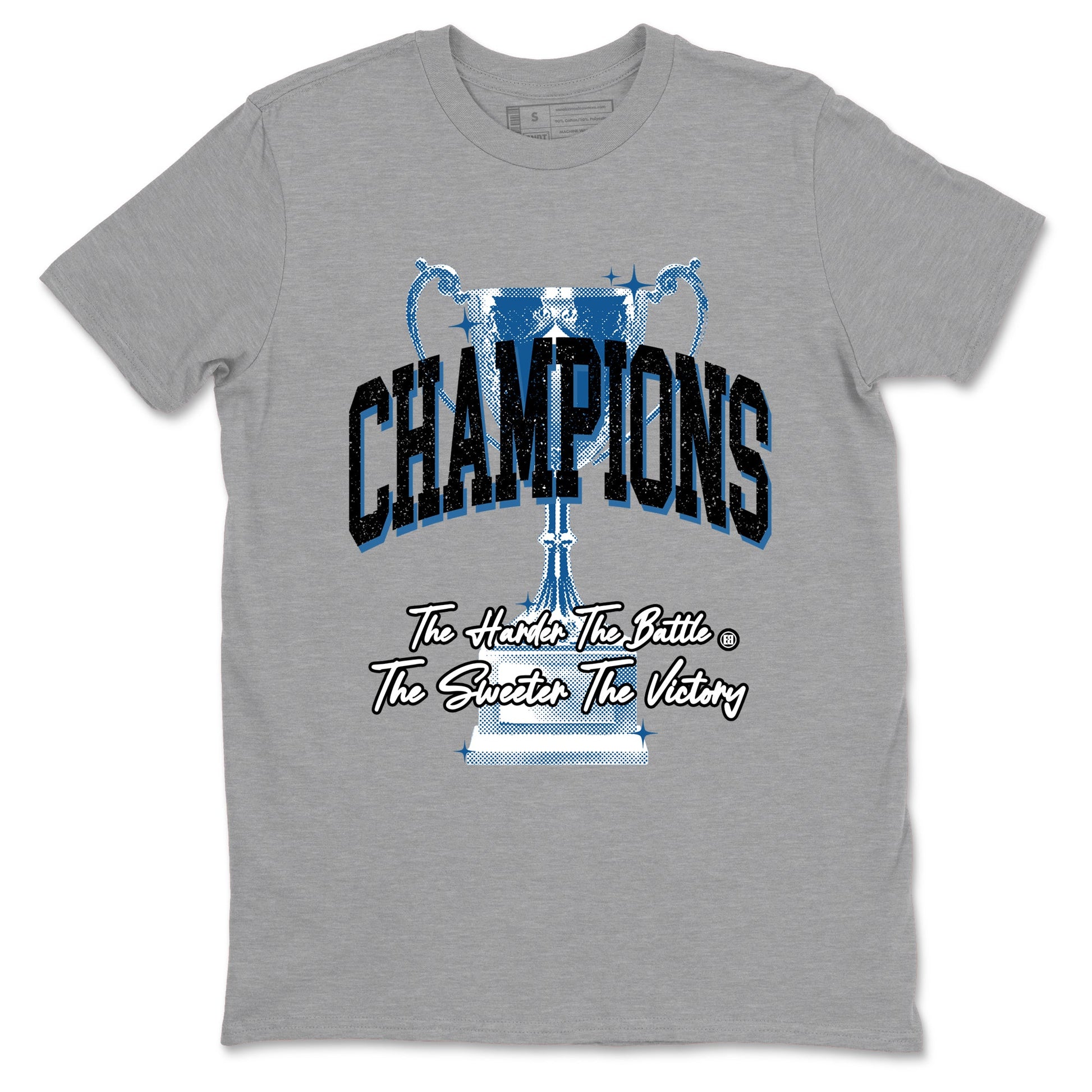 Sneaker match tees – Sneaker Tees To Match Air Jordan 1 Travis Scott Fragment Shoes – Champions Trophy Tee Heather Grey 2