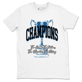 Sneaker match tees – Sneaker Tees To Match Air Jordan 1 Travis Scott Fragment Shoes – Champions Trophy Tee White 2