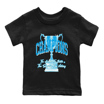 1s High OG UNC Reimagined shirts to match jordans Champions Trophy graphic tees Air Jordan 1 UNC Reimagined match shoes to clothes SNRT Sneaker Tees Youth Baby Black 2 tee