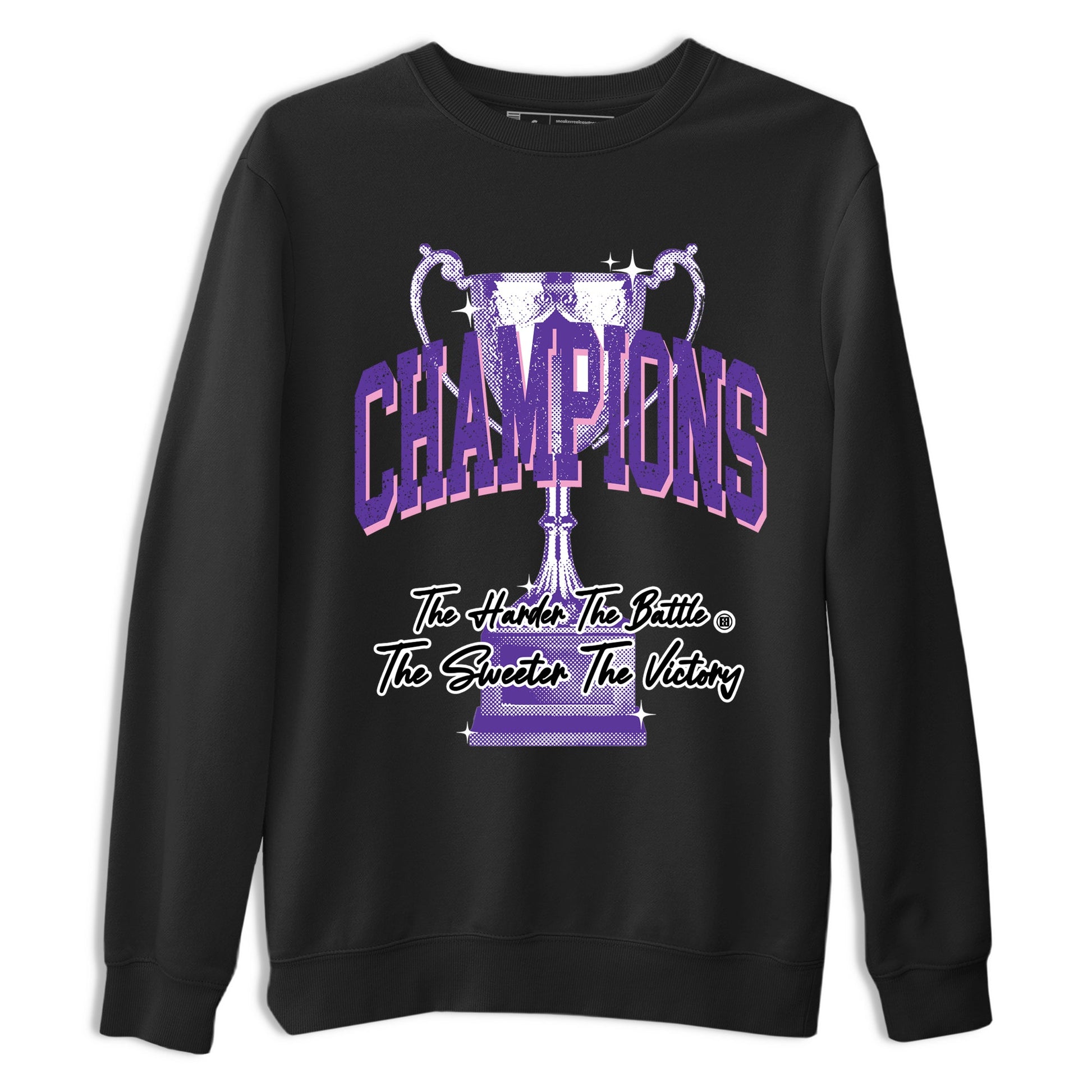 Sneaker match tees – Sneaker Tees To Match Air Jordan 11 Canyon Purple Shoes – Champions Trophy Tee Black 2