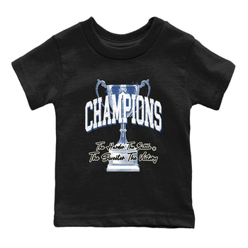 3s For The Love to match jordans Champions Trophy sneaker match tees A Ma Maniere For The Love match shoes to clothes SNRT Sneaker Tees Youth Baby Black 2 tee