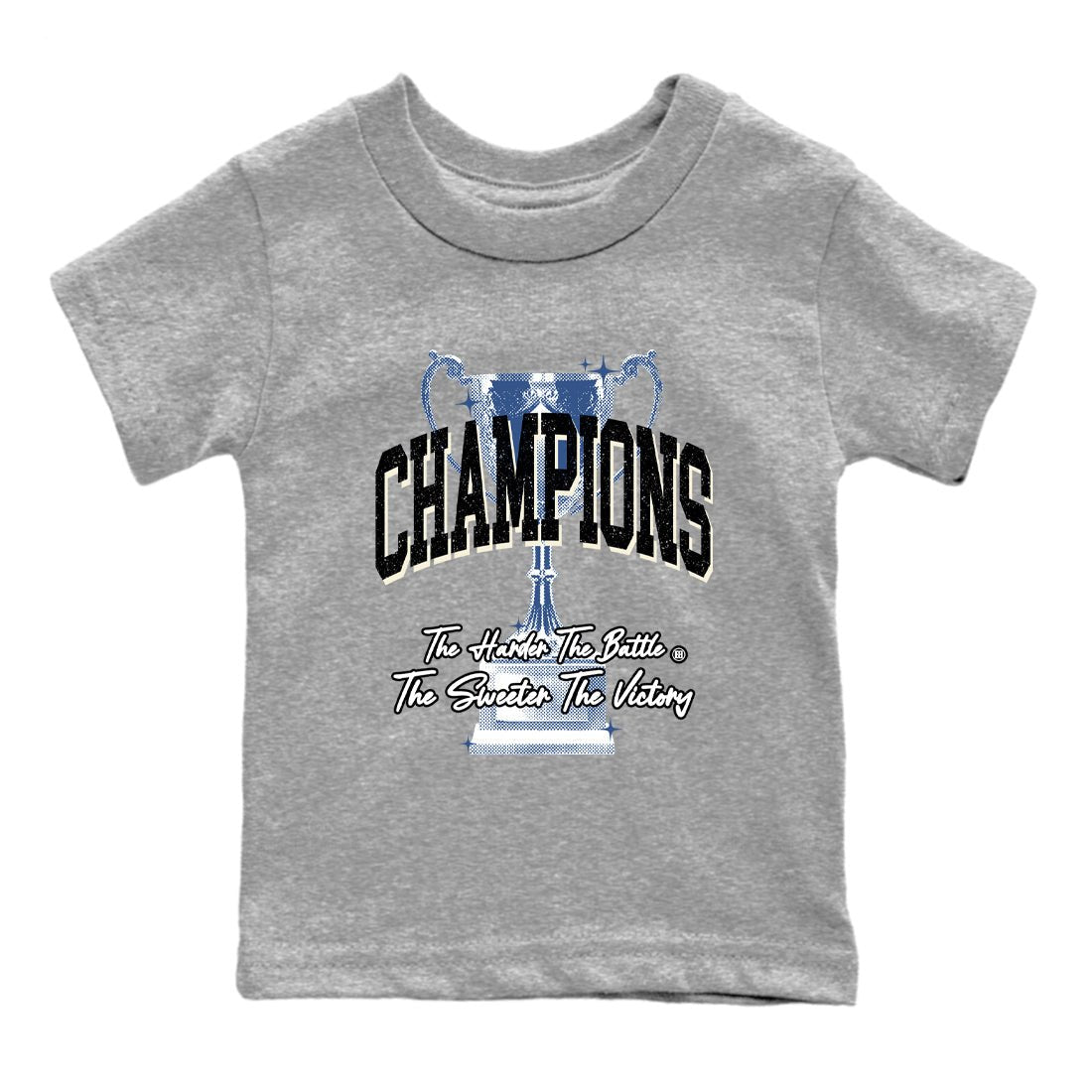 3s For The Love to match jordans Champions Trophy sneaker match tees A Ma Maniere For The Love match shoes to clothes SNRT Sneaker Tees Youth Baby Heather Grey 2 tee