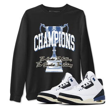 3s For The Love to match jordans Champions Trophy sneaker match tees A Ma Maniere For The Love match shoes to clothes SNRT Sneaker Tees unisex cotton Black 1 shirts