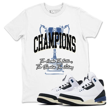 3s For The Love to match jordans Champions Trophy sneaker match tees A Ma Maniere For The Love match shoes to clothes SNRT Sneaker Tees unisex cotton White 1 shirts