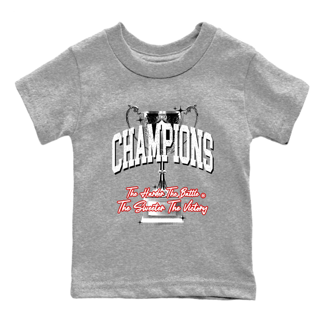 4s White Cement shirts to match jordans Champions Trophy sneaker match tees Air Jordan 4 Retro OG White Cement match shoes to clothes SNRT Sneaker Tees Youth Baby Heather Grey 2 tee