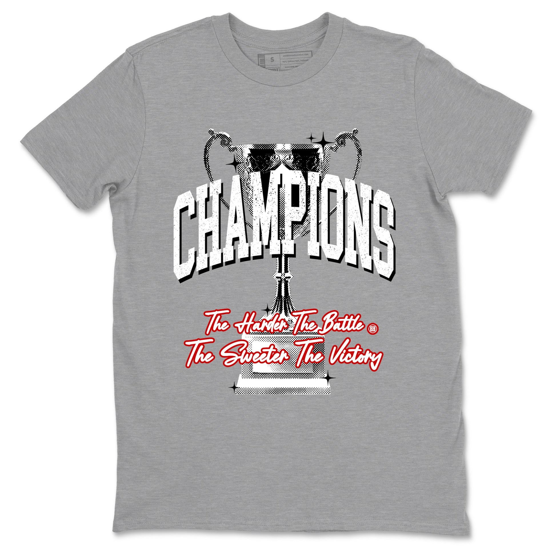 4s White Cement shirts to match jordans Champions Trophy sneaker match tees Air Jordan 4 Retro OG White Cement match shoes to clothes SNRT Sneaker Tees unisex cotton Heather Grey 2 shirts
