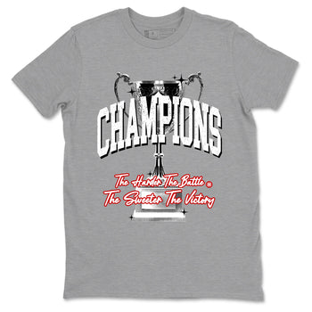 4s White Cement shirts to match jordans Champions Trophy sneaker match tees Air Jordan 4 Retro OG White Cement match shoes to clothes SNRT Sneaker Tees unisex cotton Heather Grey 2 shirts