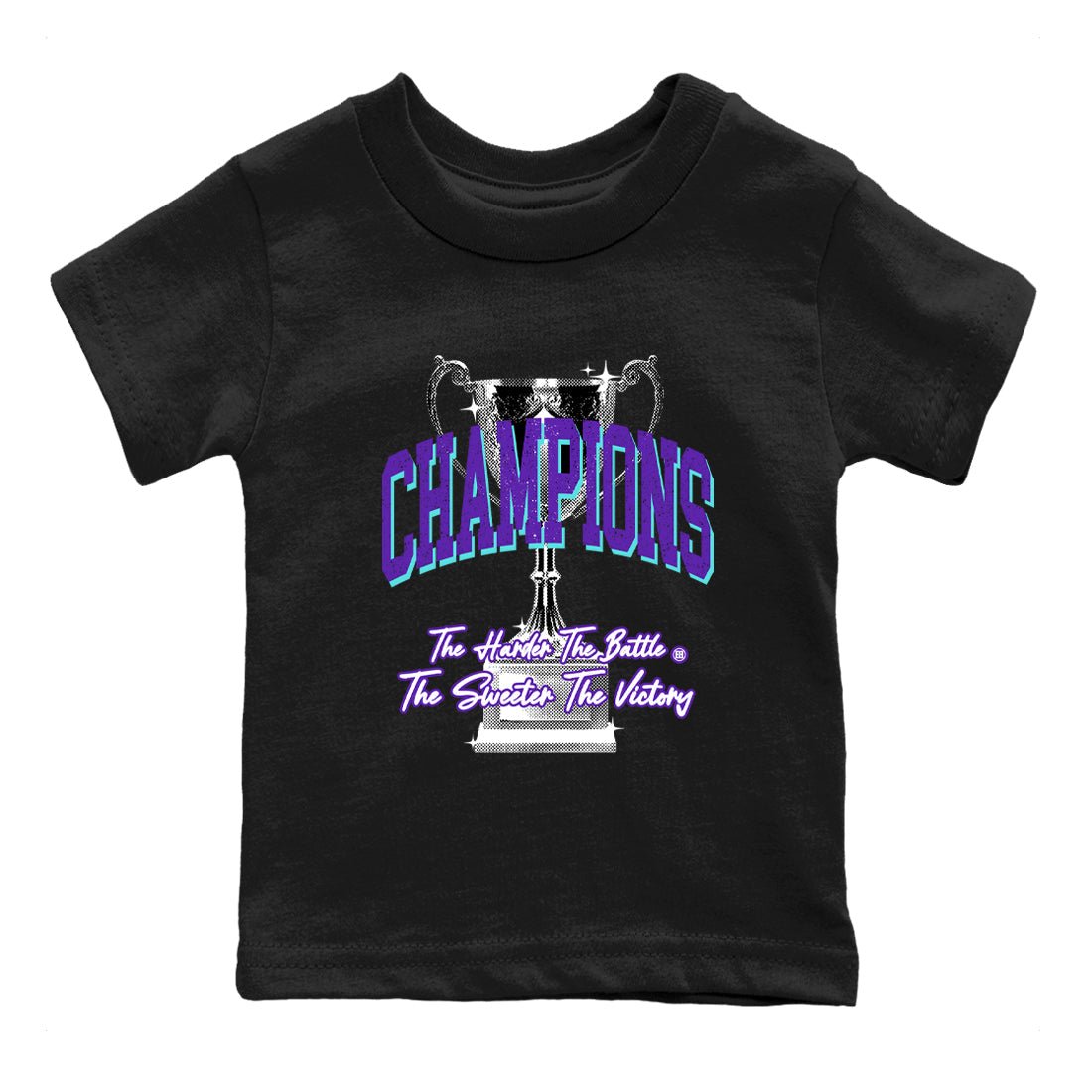 5s Grape shirts to match jordans Champions Trophy sneaker match tees Air Jordan 5 Retro Grape match shoes to clothes SNRT Sneaker Tees Youth Baby Black 2 tee