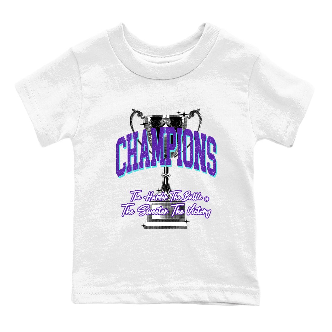 5s Grape shirts to match jordans Champions Trophy sneaker match tees Air Jordan 5 Retro Grape match shoes to clothes SNRT Sneaker Tees Youth Baby White 2 tee