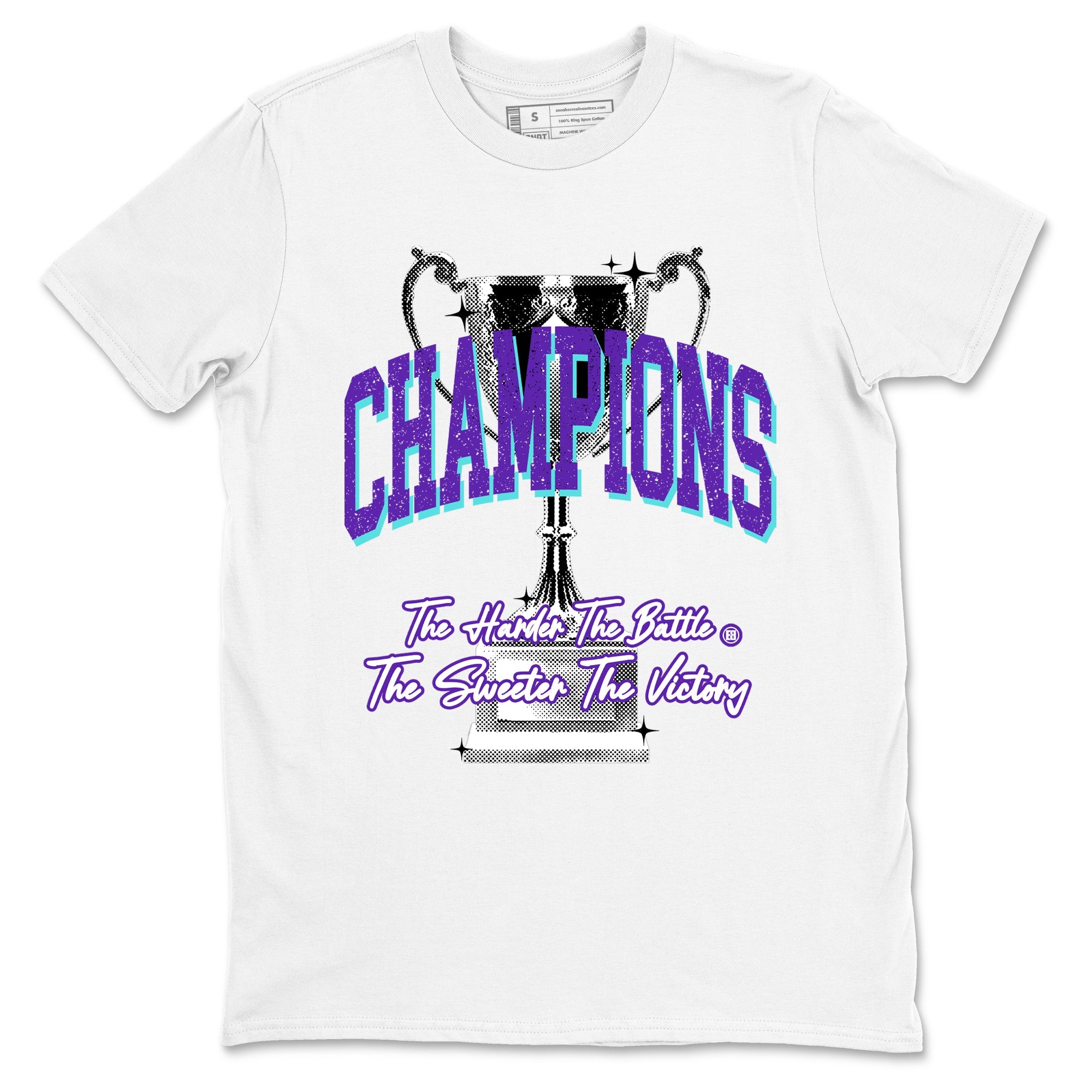 5s Grape shirts to match jordans Champions Trophy sneaker match tees Air Jordan 5 Retro Grape match shoes to clothes SNRT Sneaker Tees unisex cotton White 2 shirts