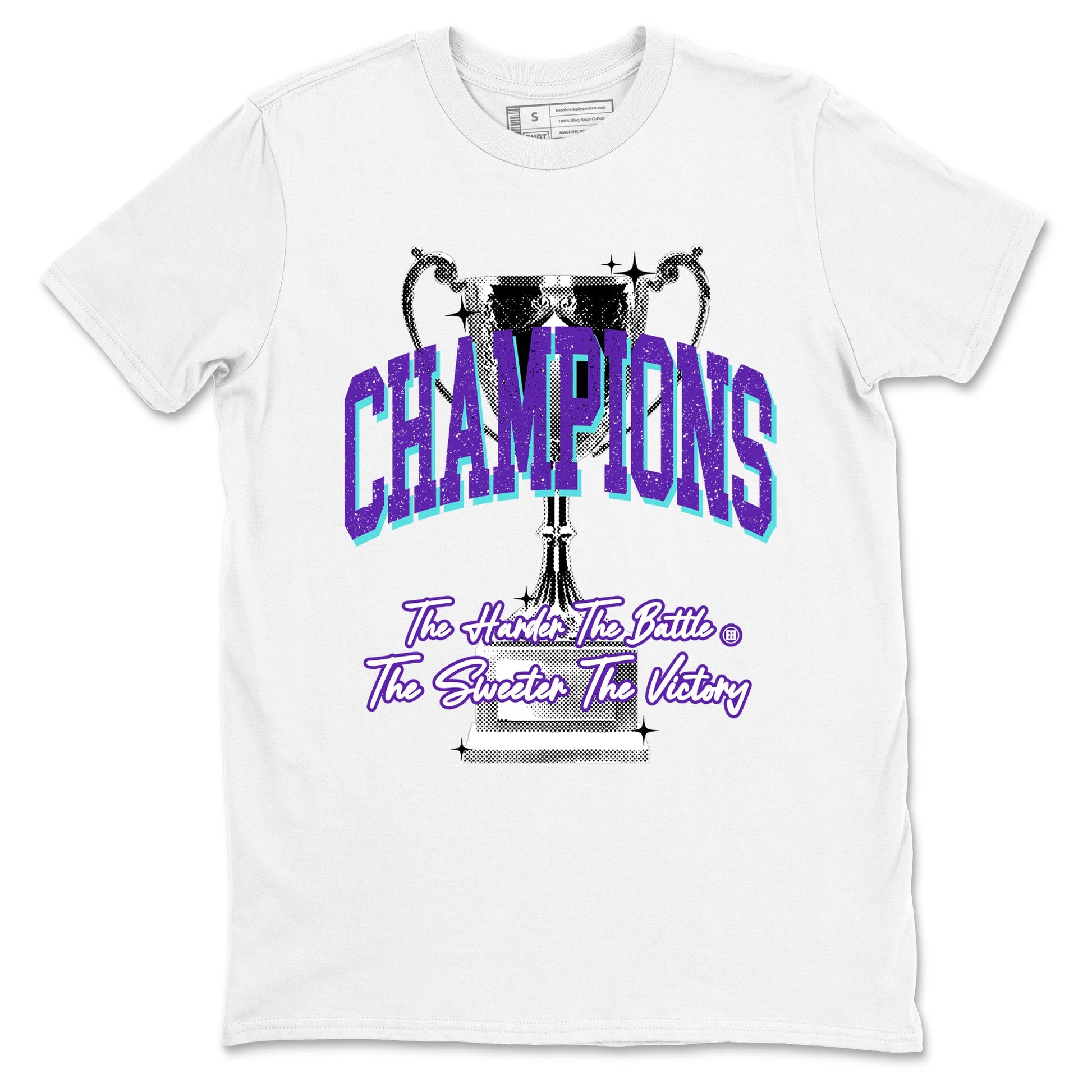 5s Grape shirts to match jordans Champions Trophy sneaker match tees Air Jordan 5 Retro Grape match shoes to clothes SNRT Sneaker Tees unisex cotton White 2 shirts