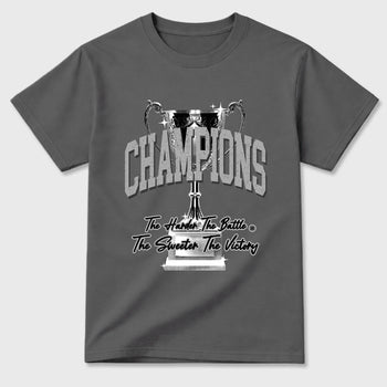 Sneaker match tees – Sneaker Tees To Match Air Jordan 6 Cap and Gown Shoes – Champions Trophy Tee Cool Grey 2