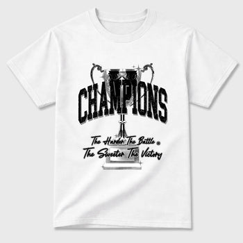 Sneaker match tees – Sneaker Tees To Match Air Jordan 6 Cap and Gown Shoes – Champions Trophy Tee White 2