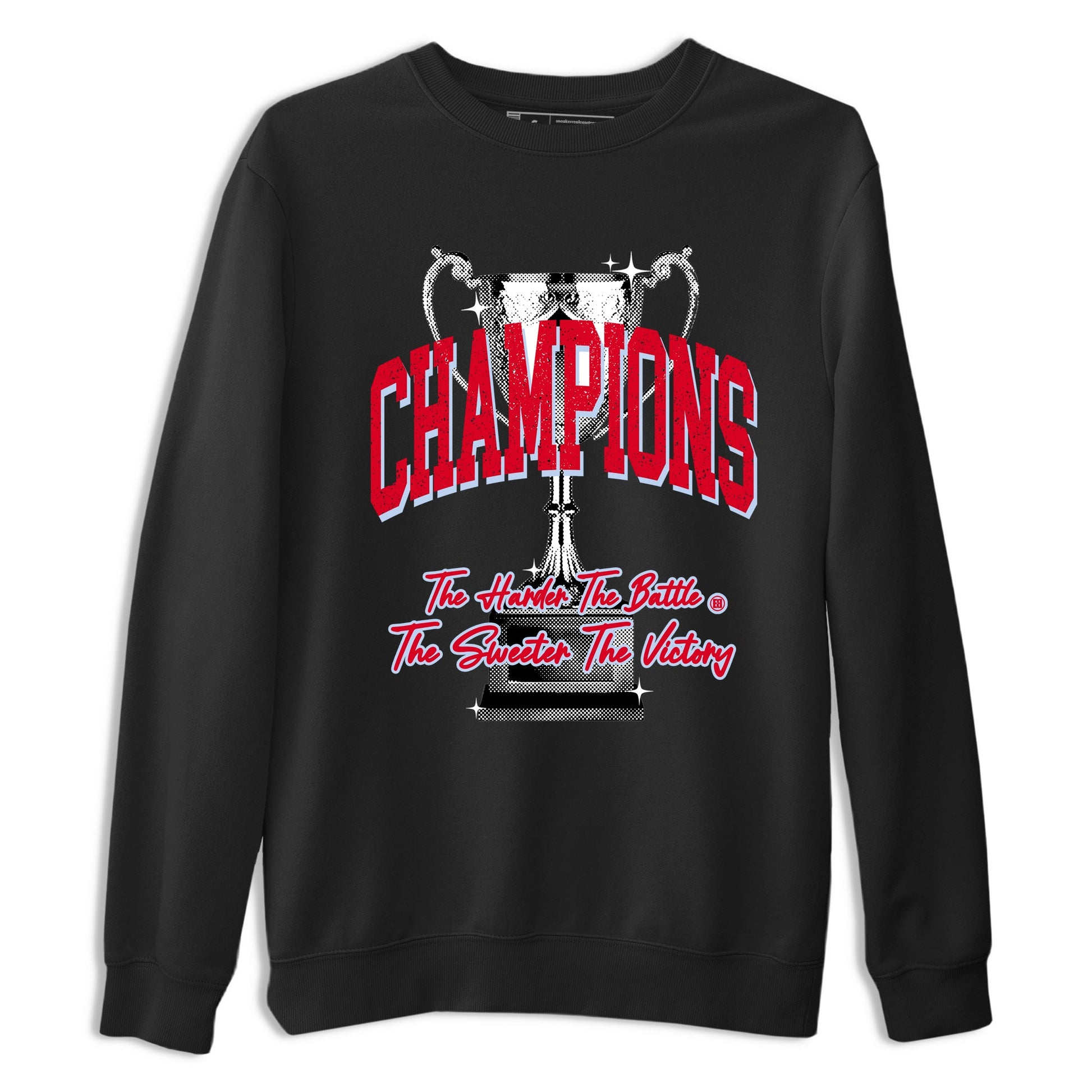 Sneaker match tees – Sneaker Tees To Match Air Jordan 6 Reverse Infrared Shoes – Champions Trophy Tee Black 2