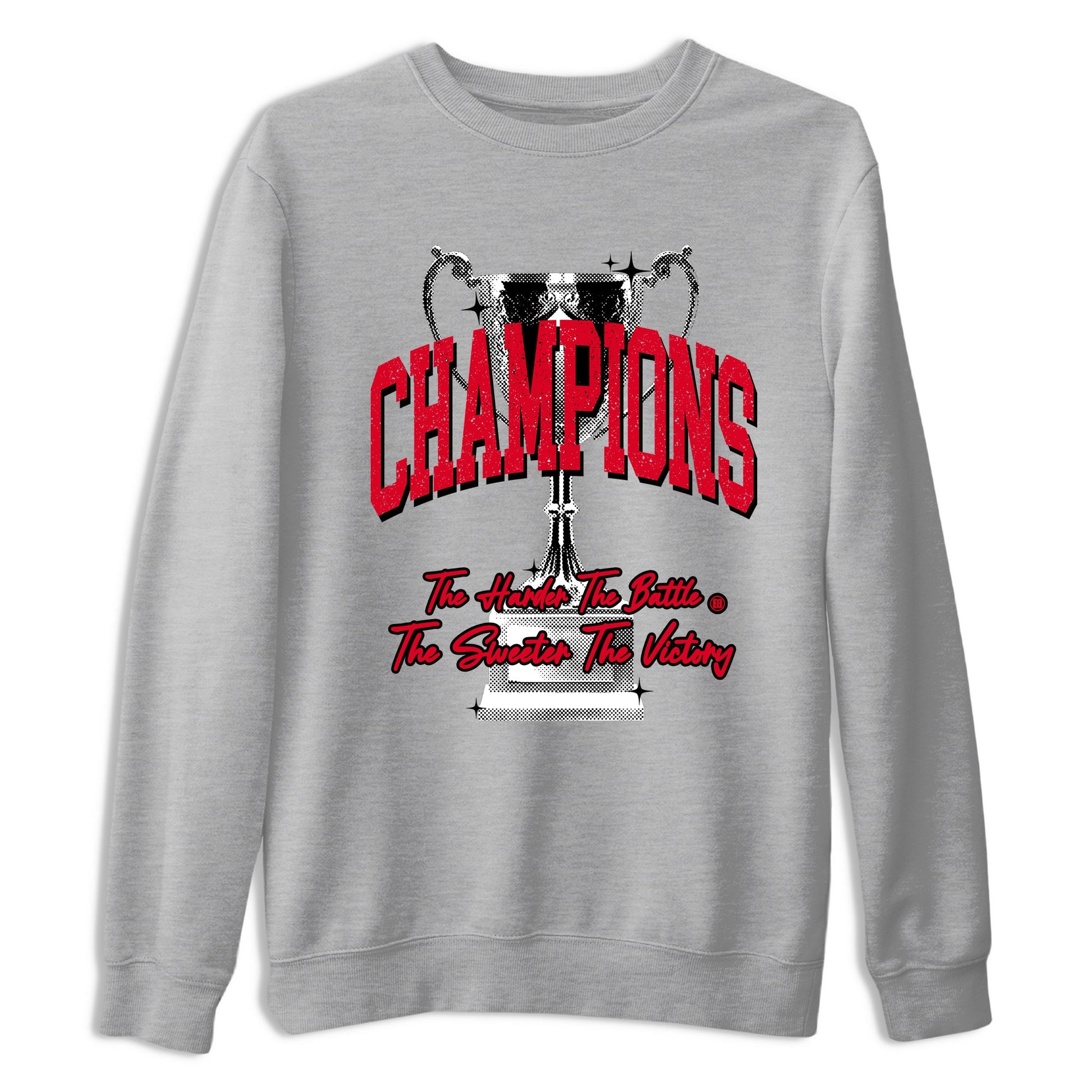 Sneaker match tees – Sneaker Tees To Match Air Jordan 6 Reverse Infrared Shoes – Champions Trophy Tee Heather Grey 2
