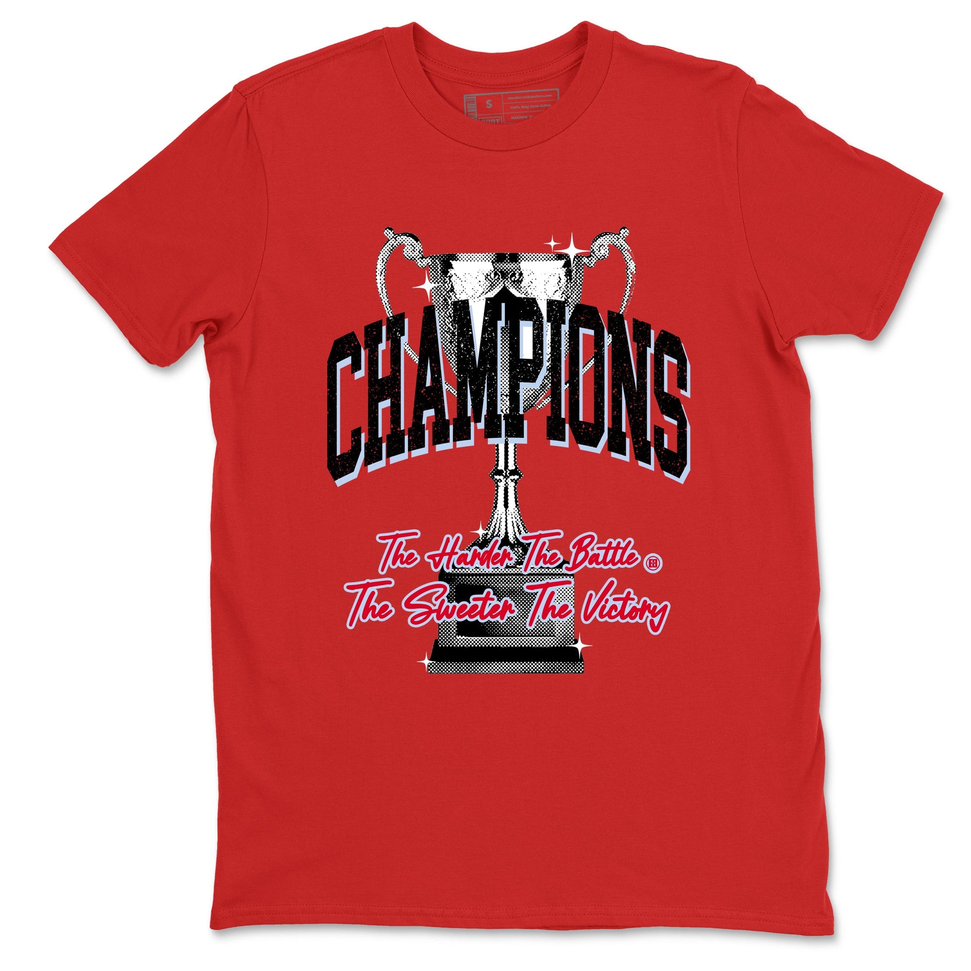 Sneaker match tees – Sneaker Tees To Match Air Jordan 6 Reverse Infrared Shoes – Champions Trophy Tee Red 2