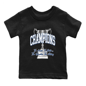 Sneaker match tees – Sneaker Tees To Match Air Jordan 9 Flint Grey Shoes – Champions Trophy Kids T-Shirt Black 2