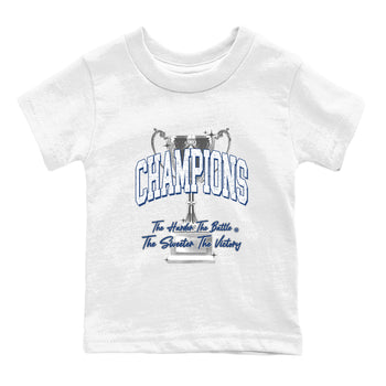 Sneaker match tees – Sneaker Tees To Match Air Jordan 9 Flint Grey Shoes – Champions Trophy Kids T-Shirt White 2