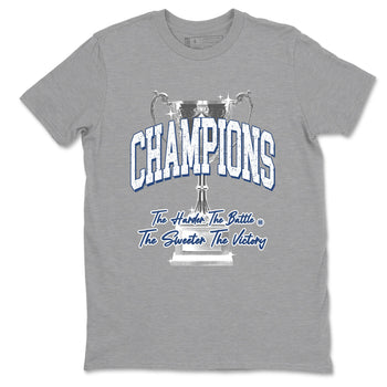 Sneaker match tees – Sneaker Tees To Match Air Jordan 9 Flint Grey Shoes – Champions Trophy Tee Heather Grey 2