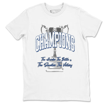 Sneaker match tees – Sneaker Tees To Match Air Jordan 9 Flint Grey Shoes – Champions Trophy Tee White 2