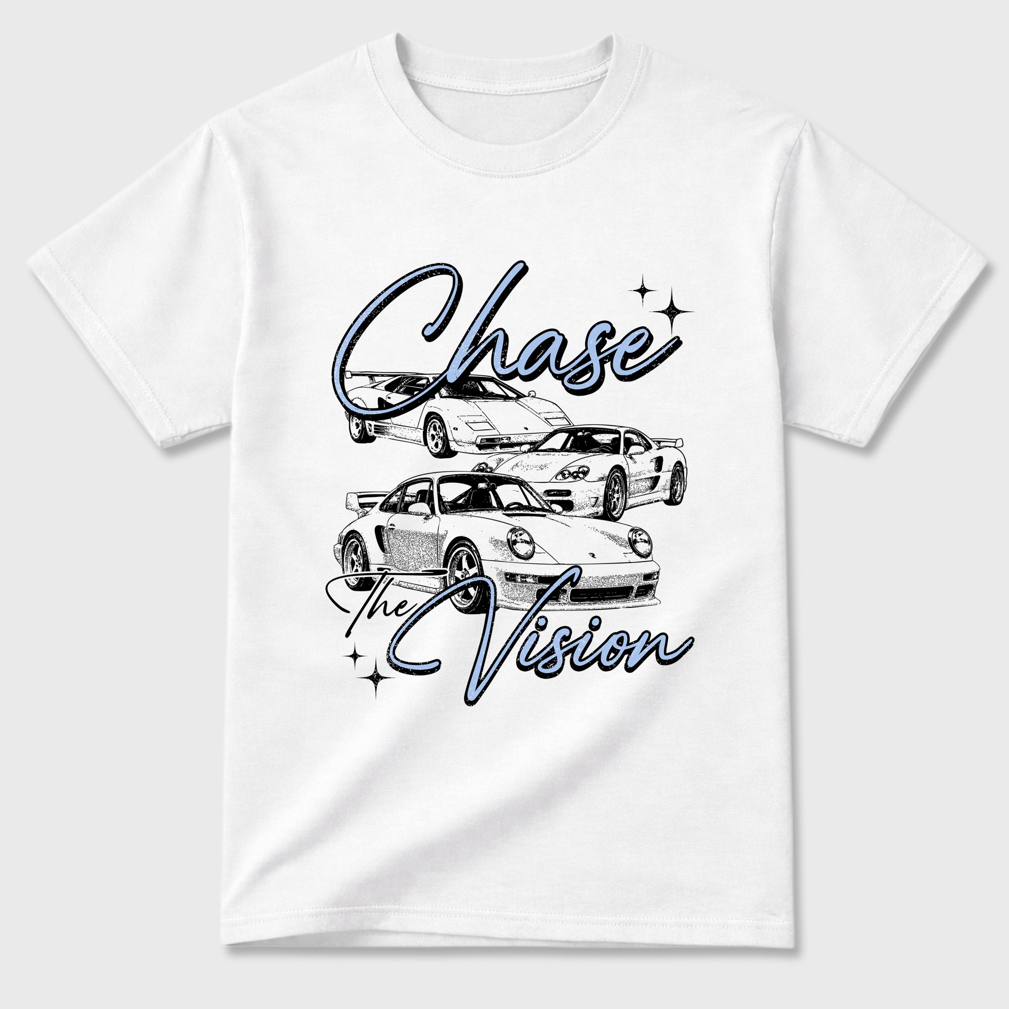 Chase The Vision Graphic T-Shirt featuring original streetwear artwork designed to match the Air Jordan 6 Black and White. White 2 Graphic T-Shirt.