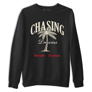 Sneaker Threads – Sneaker Tees To Match Air Foamposite One Pearl – Chasing Dreams Graphic Tee Black 2. Perfect for Jordan releases 2025 colorways.